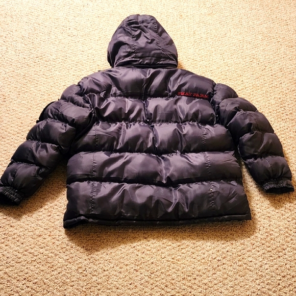 Men's Classic Phat Farm Black Puffer Jacket Size 2XL - Picture 2 of 5